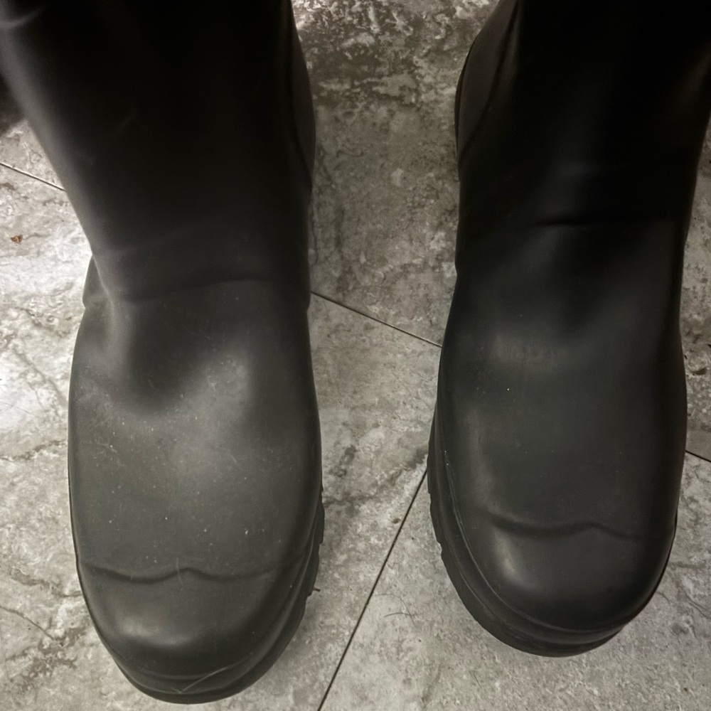 Hunter Classic Black Knee-High Boots fits us 10 - Picture 3 of 6